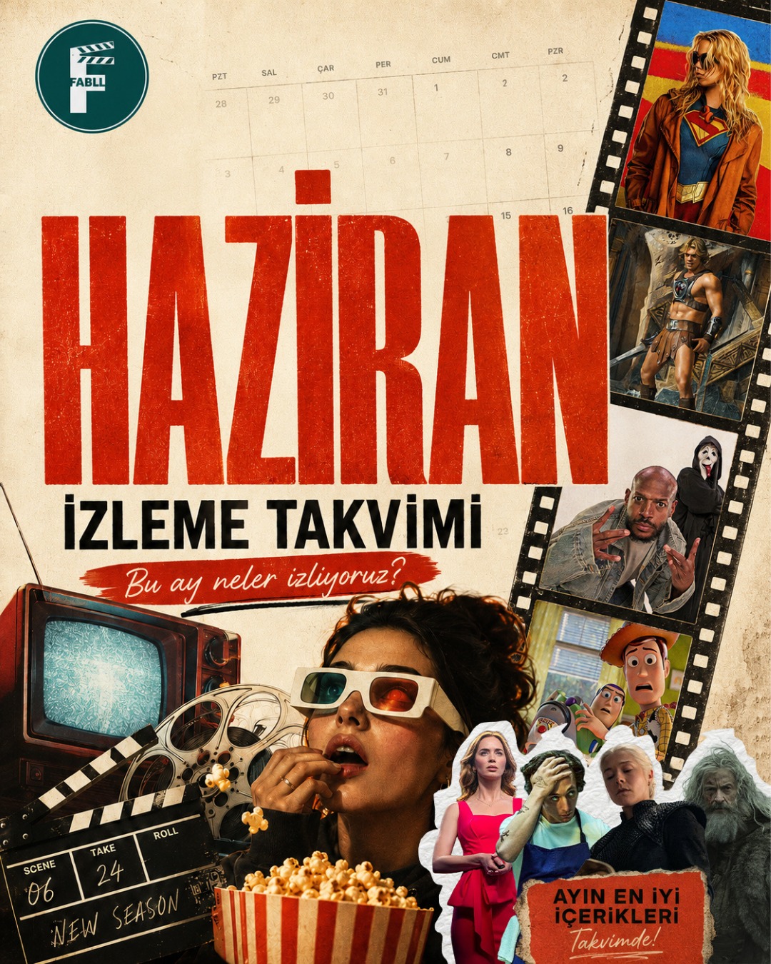 Haziran ayı filmlerle ve dizilerle dolu