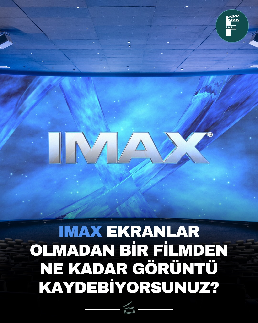 Imax ve diğer ekranlar arasındaki fark için kaydırmaya devam edin ➡️